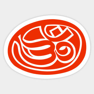 Om Mudra Sticker